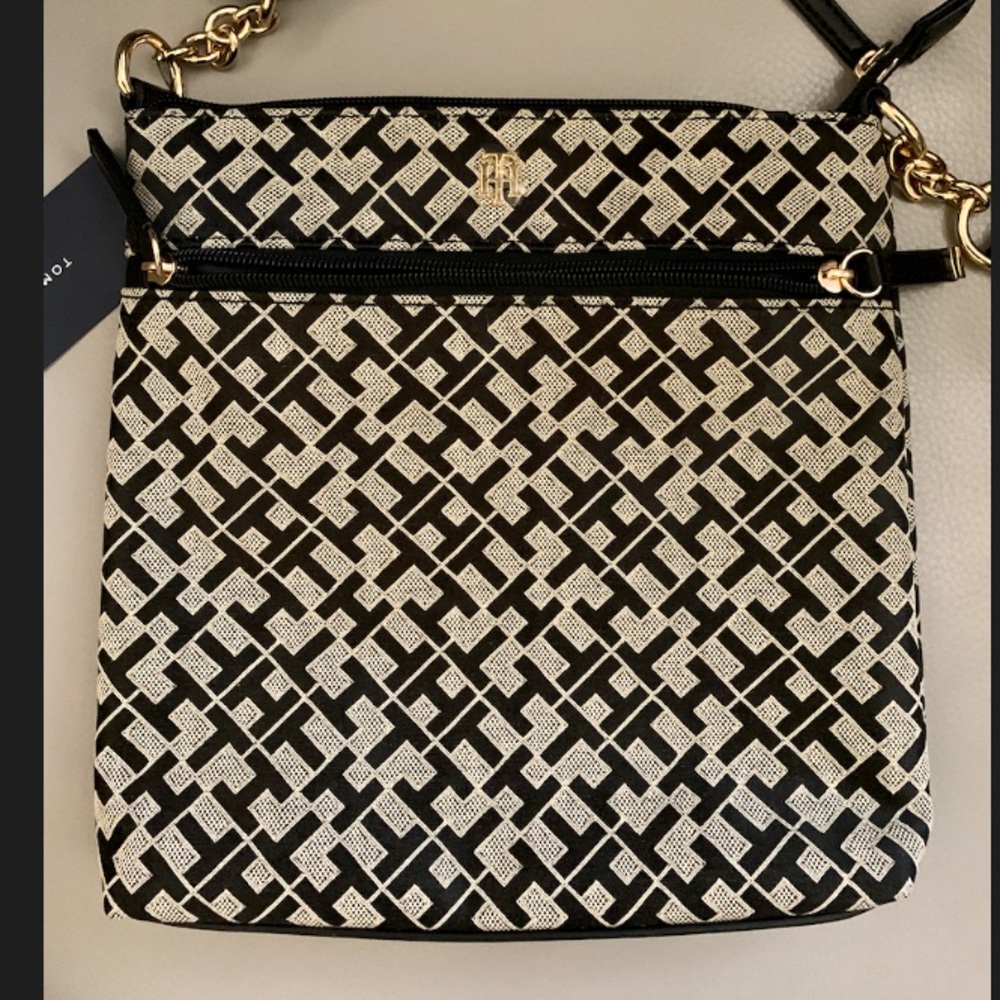 Tommy Hilfiger Monogram Crossbody Bag New with Tag